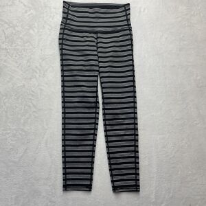 ATHLETA Chaturanga Striped Crop Leggings Women’s XXS Fitness Yoga Athletic